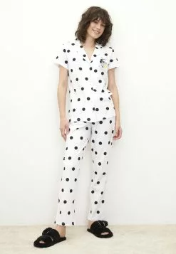 LC WAIKIKI Shirt Collar Minnie Mouse Printed Short Sleeve Cotton Women's Pajamas Set -LC WAIKIKI popular shop lc waikiki 3918 8681216 4