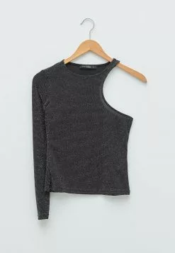 LC WAIKIKI Crew Neck Bright Long Sleeve Women's Blouse -LC WAIKIKI popular shop lc waikiki 3924 8932936 6