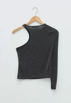 LC WAIKIKI Crew Neck Bright Long Sleeve Women's Blouse -LC WAIKIKI popular shop lc waikiki 3924 8932936 7