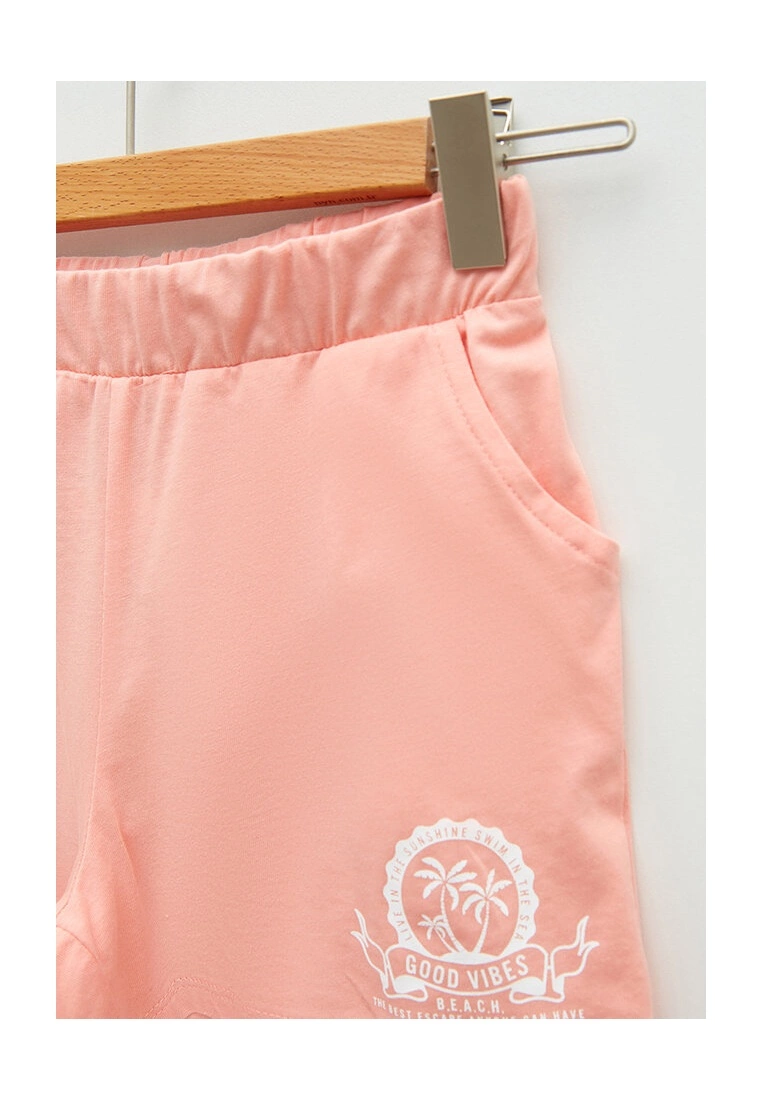 LC WAIKIKI Elastic Waist Printed Girl's Shorts 5 LC WAIKIKI Elastic Waist Printed Girl's Shorts - Image 3