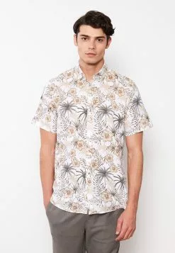 LC WAIKIKI Regular Fit Short Sleeve Patterned Men's Shirt