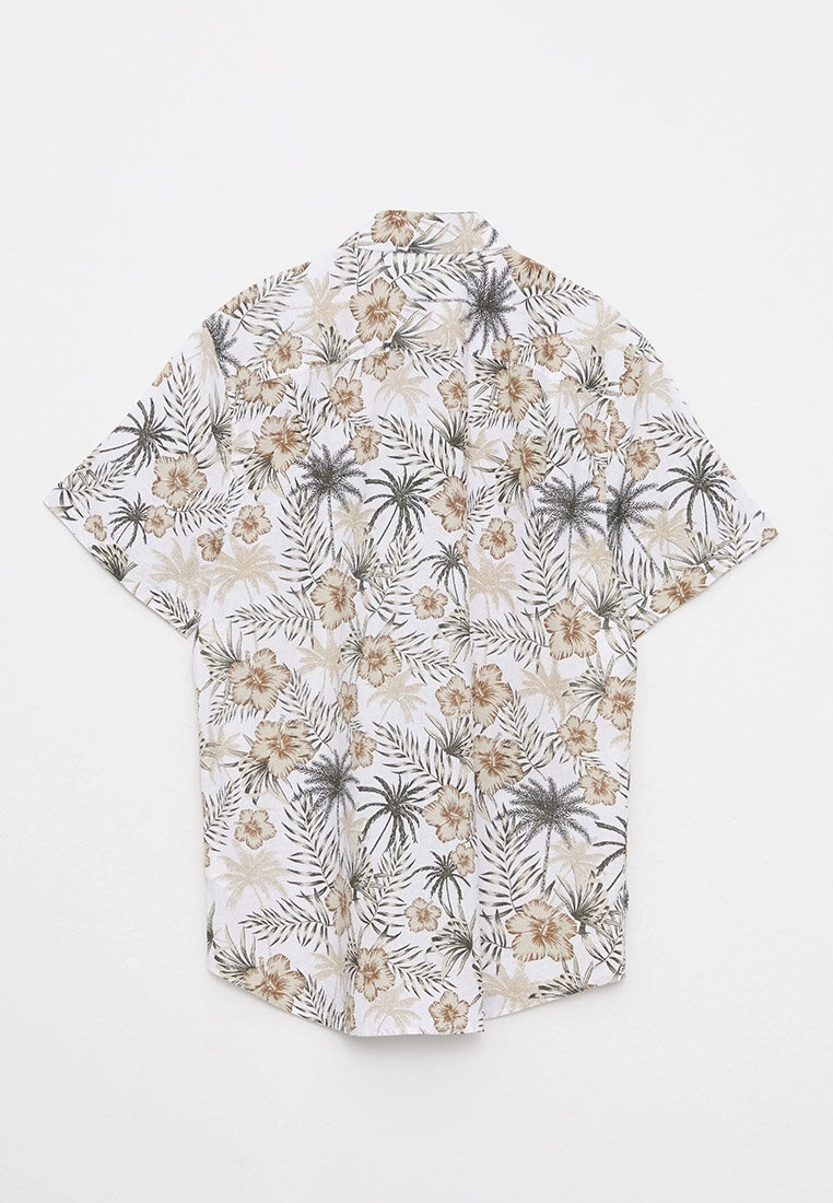 LC WAIKIKI Regular Fit Short Sleeve Patterned Men's Shirt 9 LC WAIKIKI Regular Fit Short Sleeve Patterned Men's Shirt - Image 7