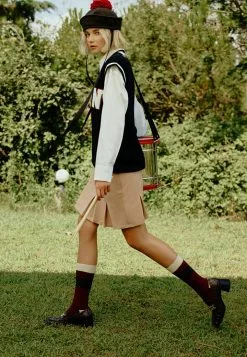 LC WAIKIKI Waist Zippered Regular Pleated Women's Skirt -LC WAIKIKI popular shop lc waikiki 3938 1109046 2