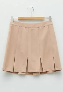 LC WAIKIKI Waist Zippered Regular Pleated Women's Skirt -LC WAIKIKI popular shop lc waikiki 3939 1109046 7