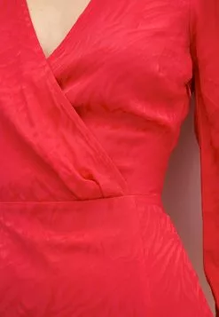 LC WAIKIKI Double Breasted Collar Self Patterned Long Sleeve Viscose Women's Dress -LC WAIKIKI popular shop lc waikiki 3944 1502146 4