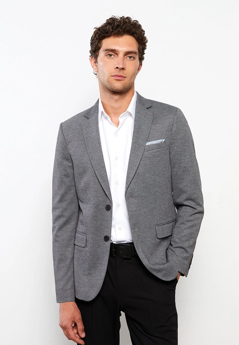 LC WAIKIKI Slim Fit Men's Blazer Jacket 5 LC WAIKIKI Slim Fit Men's Blazer Jacket - Image 3