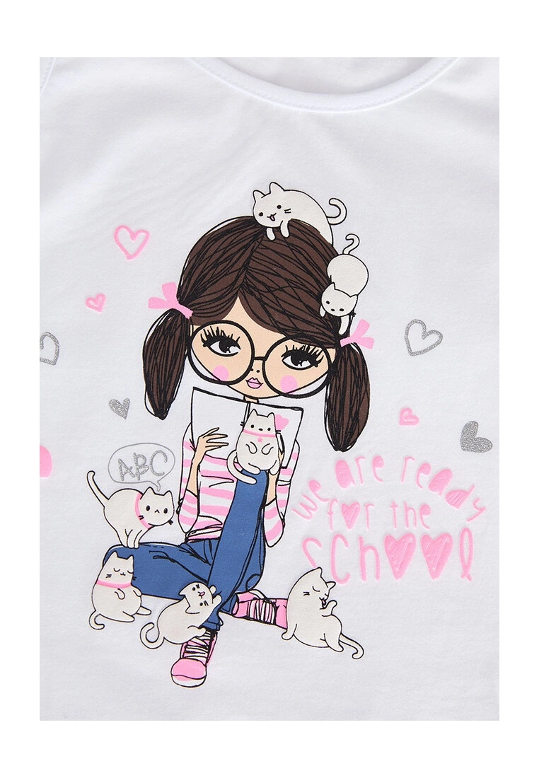 LC WAIKIKI Crew Neck Printed Cotton Girl Athlete 5 LC WAIKIKI Crew Neck Printed Cotton Girl Athlete - Image 3