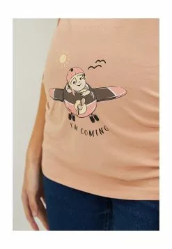 LC WAIKIKI Printed Cotton Maternity T-Shirt -LC WAIKIKI popular shop lc waikiki 4166 8722216 3