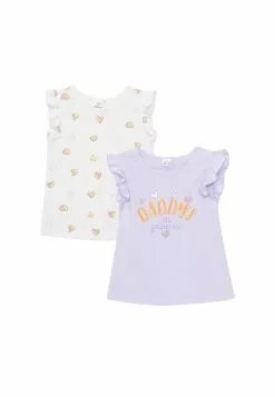 LC WAIKIKI Crew Neck Printed Cotton Baby Girl T-Shirt 2 Pieces