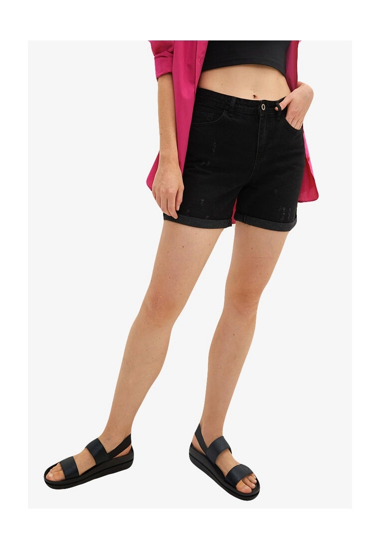 LC WAIKIKI High Waist Fit Women Denim Shorts 3 LC WAIKIKI High Waist Fit Women Denim Shorts