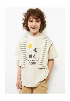 LC WAIKIKI Crew Neck Printed Cotton Boys T-Shirt -LC WAIKIKI popular shop lc waikiki 4196 6436526 3