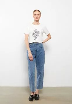 LC WAIKIKI Crew Neck Printed Short Sleeve Women's T-Shirt -LC WAIKIKI popular shop lc waikiki 4215 7019726 2