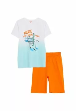 LC WAIKIKI Printed Boys Short Pajamas Set