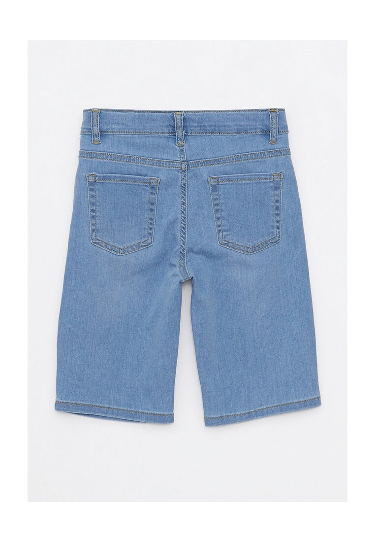 LC WAIKIKI Cotton Basic Boys Jean Shorts 4 LC WAIKIKI Cotton Basic Boys Jean Shorts - Image 2