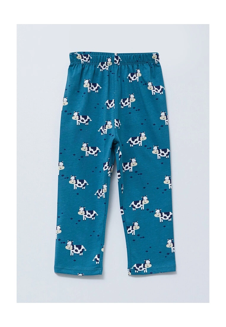 LC WAIKIKI Polo Collar Long Sleeved Printed Cotton Baby Girl Pajamas Set 2-Pack 5 LC WAIKIKI Polo Collar Long Sleeved Printed Cotton Baby Girl Pajamas Set 2-Pack - Image 3