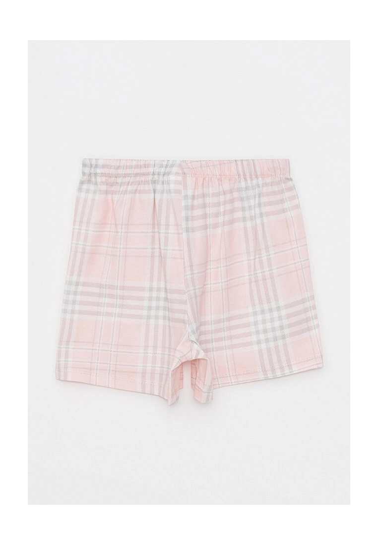 LC WAIKIKI Crew Neck Girls Shorts Pajamas Set 7 LC WAIKIKI Crew Neck Girls Shorts Pajamas Set - Image 5