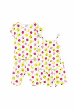 LC WAIKIKI Crew Neck Printed Baby Girl Pajamas Set Of 4