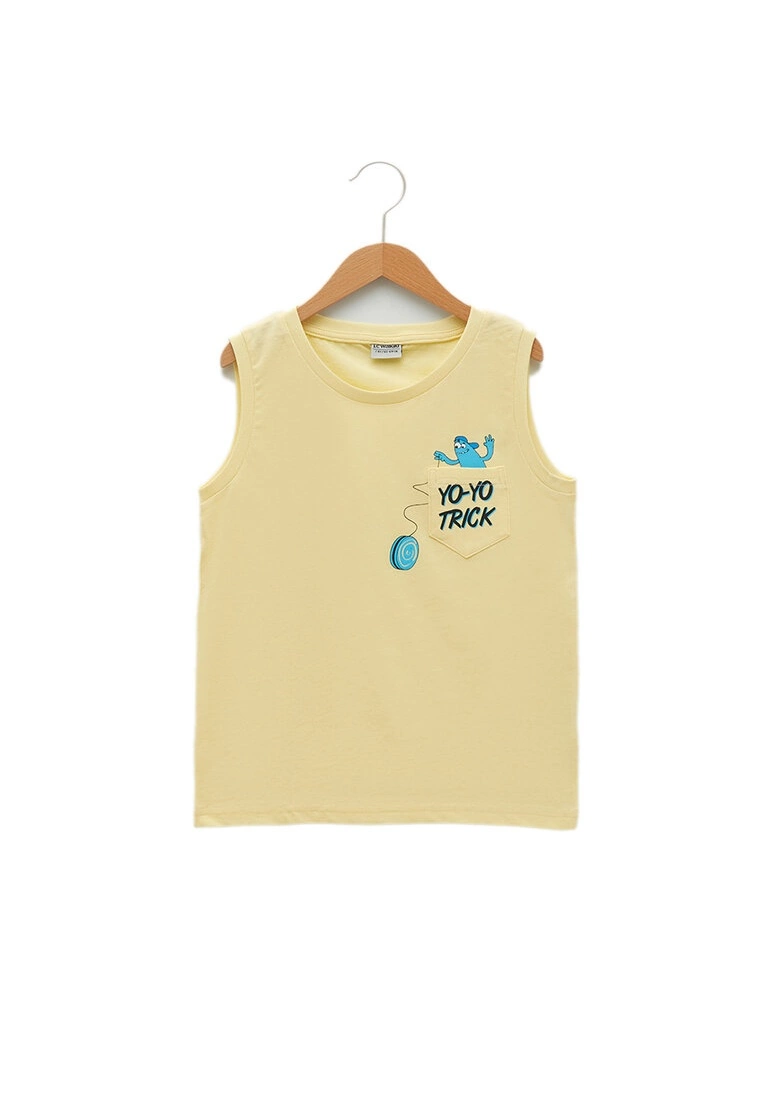 LC WAIKIKI Crew Neck Printed Cotton Boys Tank 3 LC WAIKIKI Crew Neck Printed Cotton Boys Tank