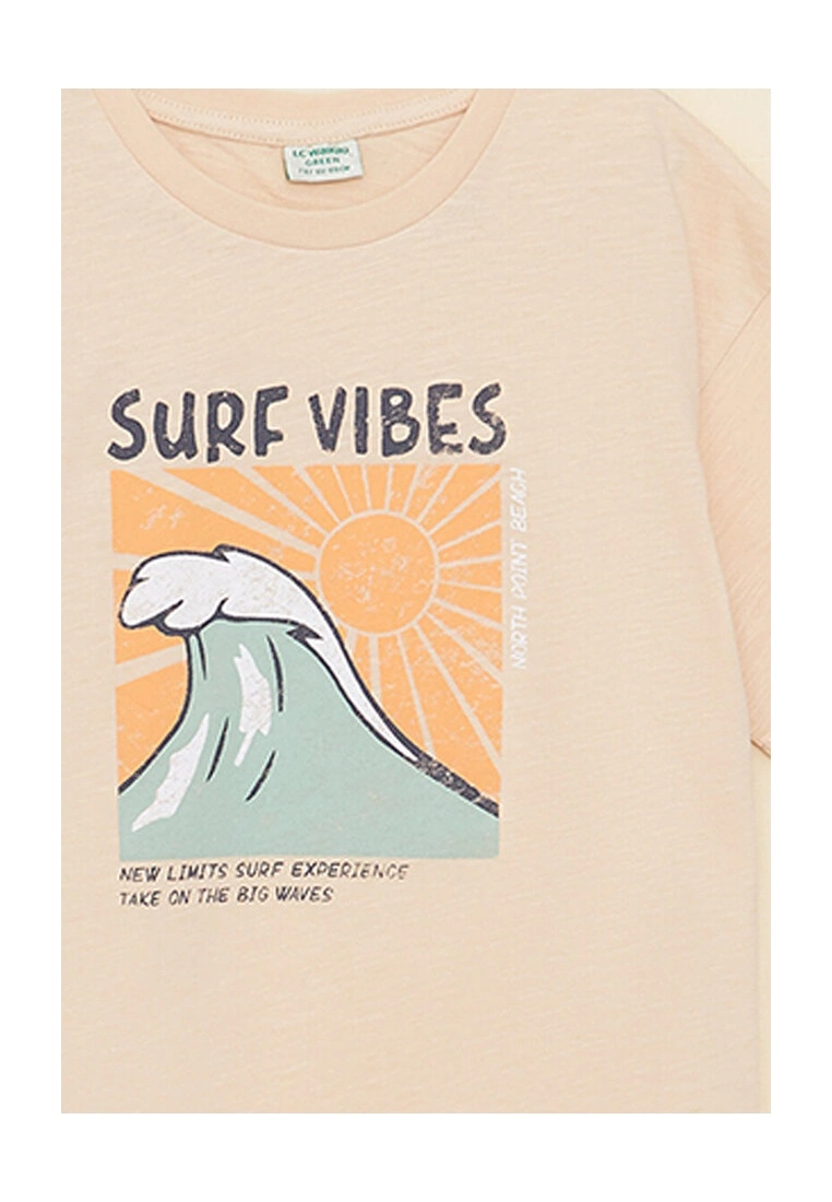 LC WAIKIKI Printed Organic Cotton Boys T-Shirt 5 LC WAIKIKI Printed Organic Cotton Boys T-Shirt - Image 3