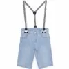 LC WAIKIKI Cotton Boys Denim Shorts With Suspenders