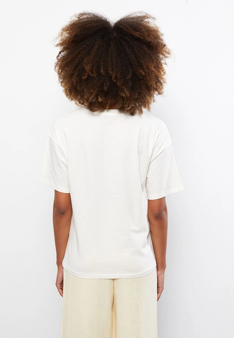 LC WAIKIKI Printed Cotton T-Shirt 6 LC WAIKIKI Printed Cotton T-Shirt - Image 4