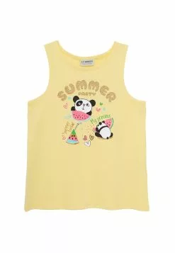 LC WAIKIKI Crew Neck Printed Cotton Girl Athlete