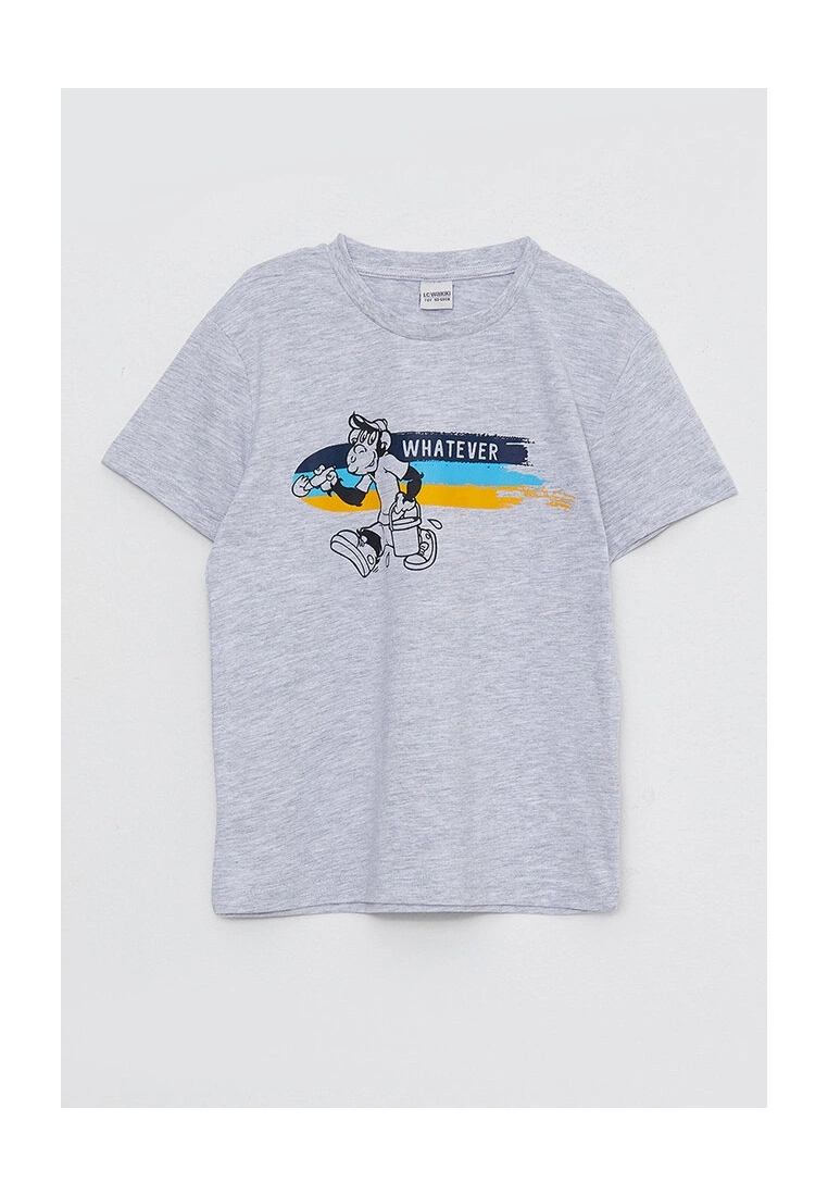 LC WAIKIKI Printed Boys T-Shirt & Roller Shorts Set 4 LC WAIKIKI Printed Boys T-Shirt & Roller Shorts Set - Image 2