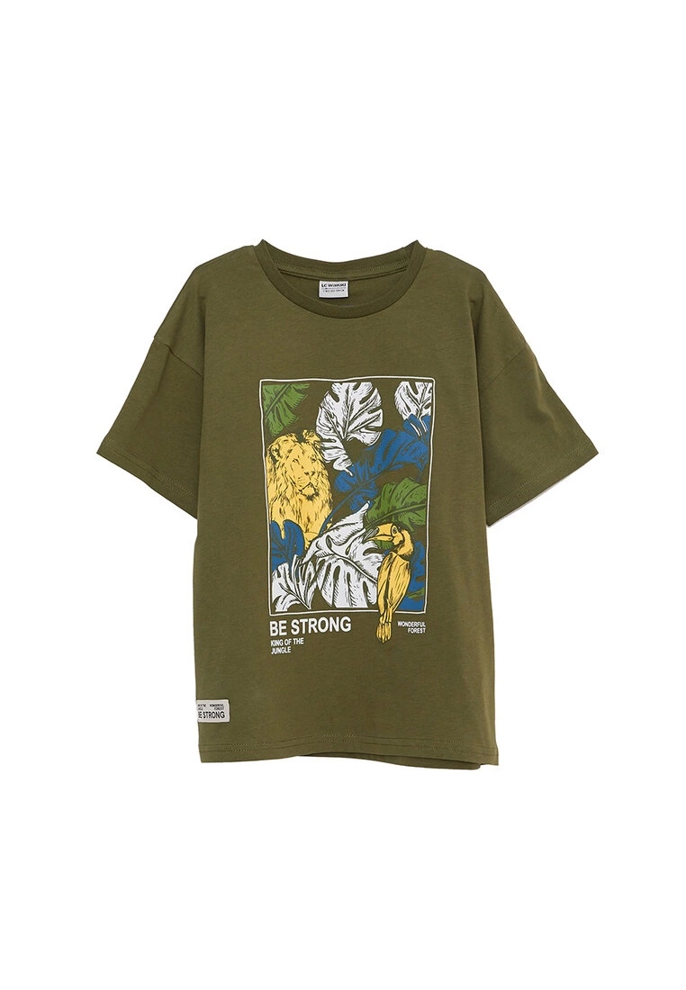 LC WAIKIKI Crew Neck Printed Cotton Boys T-Shirt 3 LC WAIKIKI Crew Neck Printed Cotton Boys T-Shirt