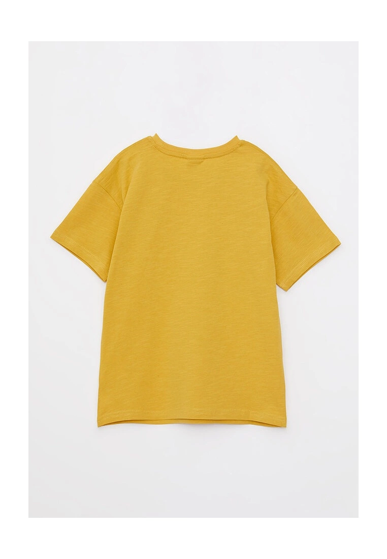 LC WAIKIKI Crew Neck Printed Cotton Boys T-Shirt 4 LC WAIKIKI Crew Neck Printed Cotton Boys T-Shirt - Image 2