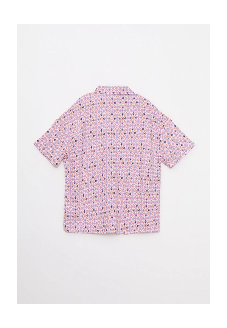 LC WAIKIKI Patterned Viscose Girl Shirt 4 LC WAIKIKI Patterned Viscose Girl Shirt - Image 2