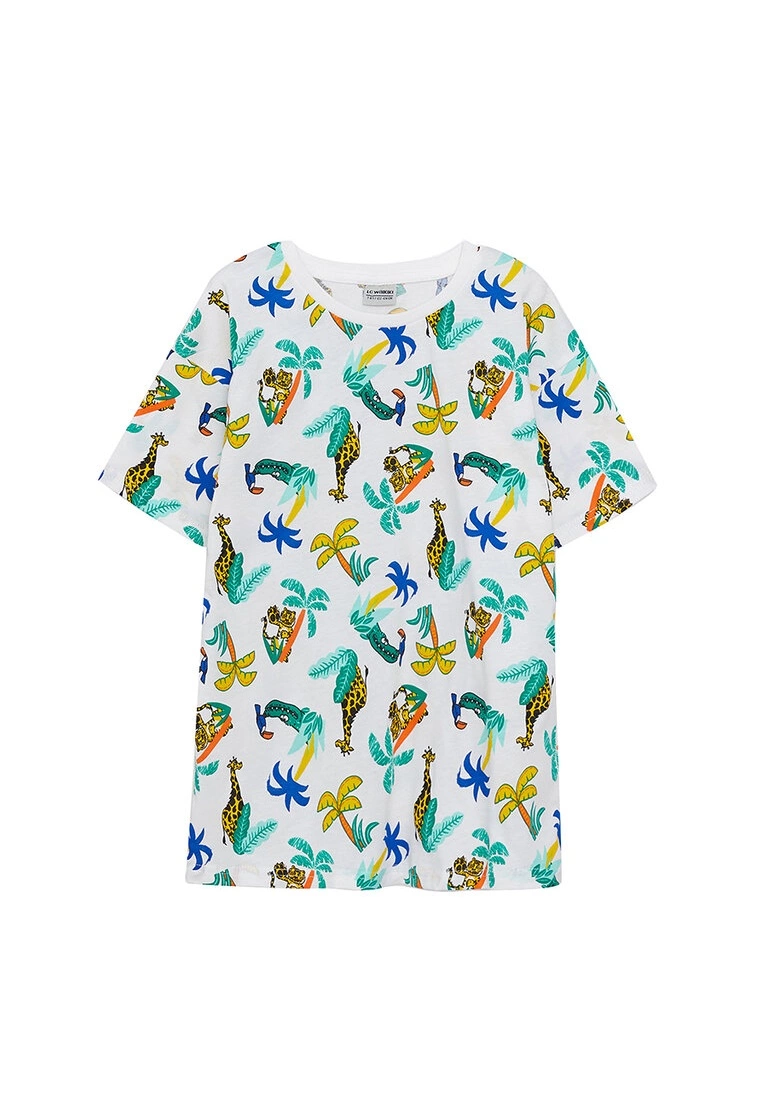 LC WAIKIKI Crew Neck Printed Cotton Boys T-Shirt 3 LC WAIKIKI Crew Neck Printed Cotton Boys T-Shirt