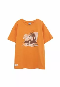 LC WAIKIKI Crew Neck Printed Short Sleeve Cotton Boy T-Shirt