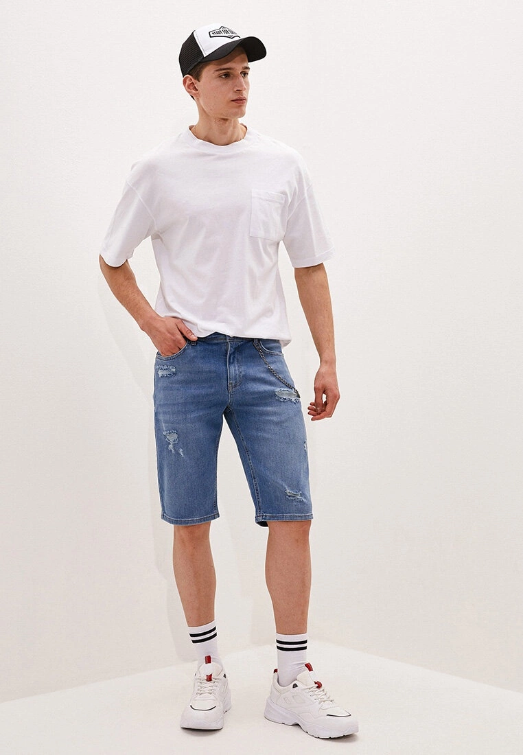 LC WAIKIKI Standard Fit Bermuda Men's Jean Shorts 3 LC WAIKIKI Standard Fit Bermuda Men's Jean Shorts