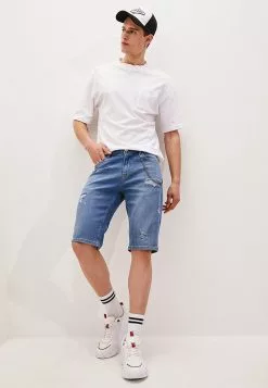 LC WAIKIKI Standard Fit Bermuda Men's Jean Shorts 9 LC WAIKIKI Standard Fit Bermuda Men's Jean Shorts -LC WAIKIKI popular shop lc waikiki 4813 0864936 2