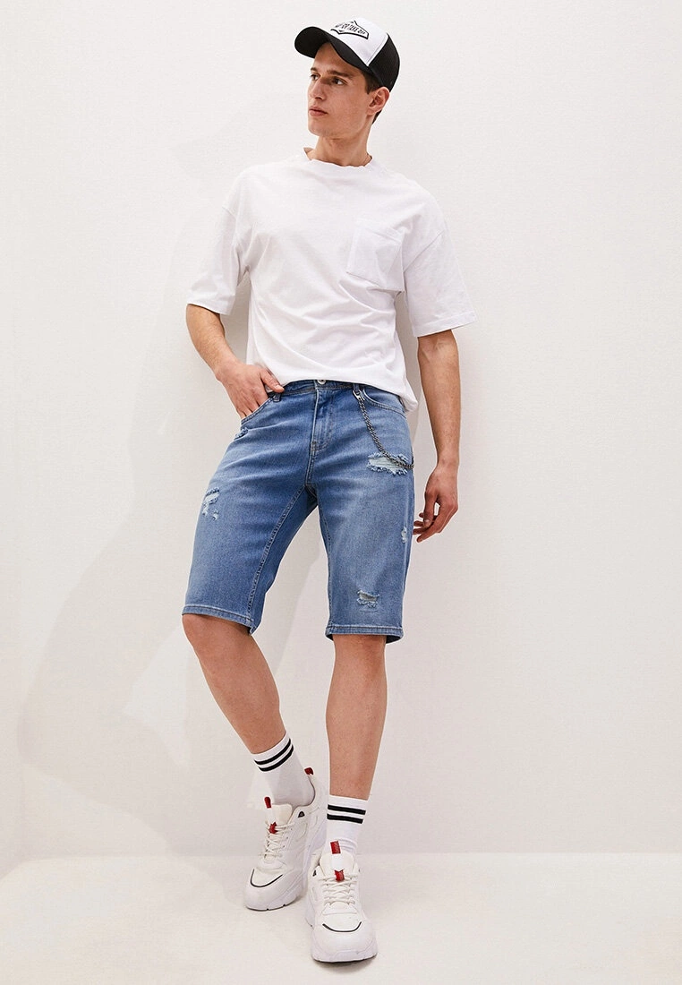 LC WAIKIKI Standard Fit Bermuda Men's Jean Shorts 4 LC WAIKIKI Standard Fit Bermuda Men's Jean Shorts - Image 2