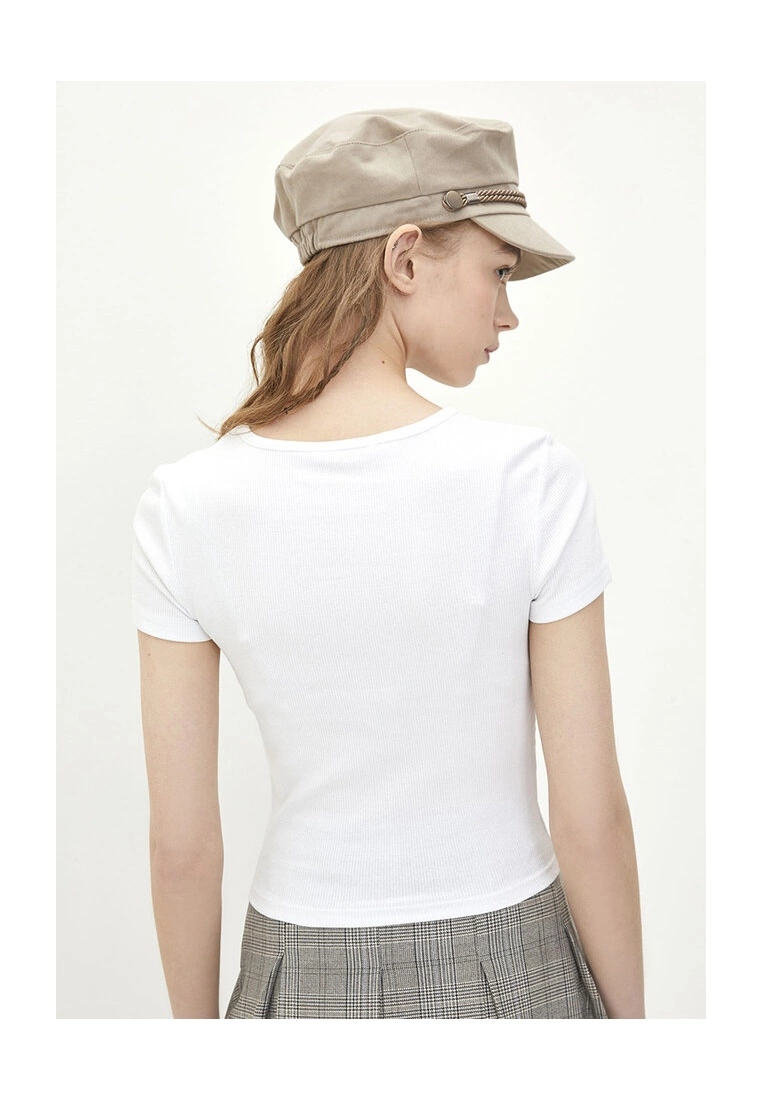 LC WAIKIKI Straight Cotton Women's T-Shirt 4 LC WAIKIKI Straight Cotton Women's T-Shirt - Image 2