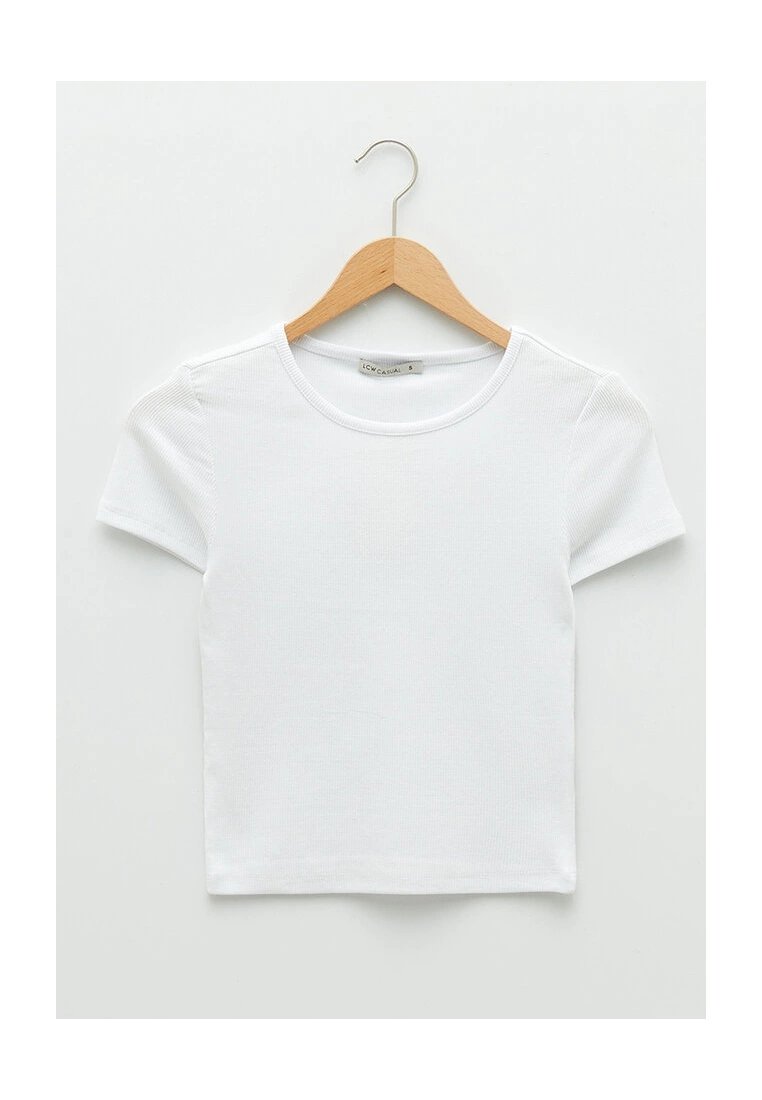 LC WAIKIKI Straight Cotton Women's T-Shirt 7 LC WAIKIKI Straight Cotton Women's T-Shirt - Image 5