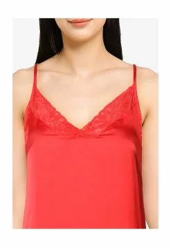 LC WAIKIKI V-Neck Lace Strap Satin Women Nightgown -LC WAIKIKI popular shop lc waikiki 4835 6292216 3