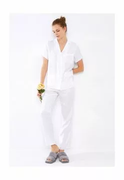 LC WAIKIKI Patterned Short Sleeve Pajamas Set -LC WAIKIKI popular shop lc waikiki 4837 1503216 4