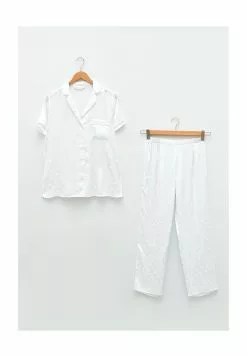 LC WAIKIKI Patterned Short Sleeve Pajamas Set -LC WAIKIKI popular shop lc waikiki 4837 1503216 5