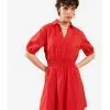 LC WAIKIKI Shirt Collar Straight Dress