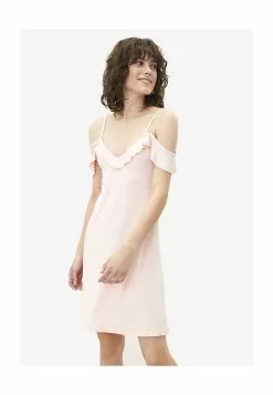 LC WAIKIKI V-Neck Straight Strap Nightgown