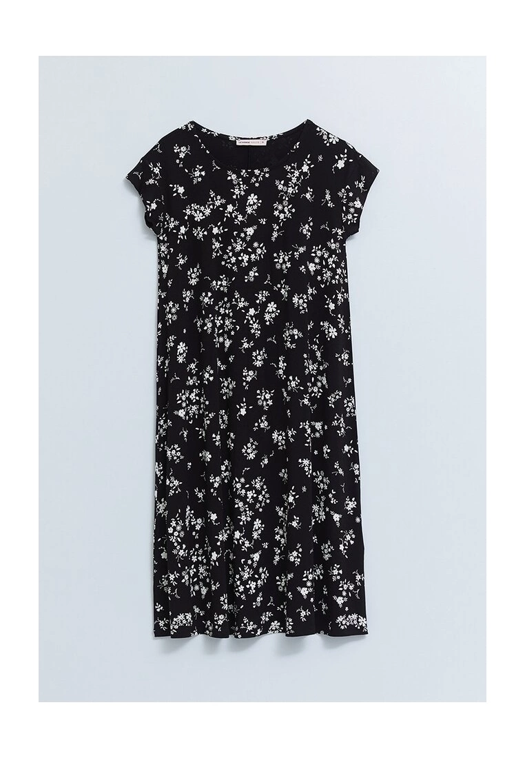 LC WAIKIKI Floral Short Sleeve A Cut Dress 7 LC WAIKIKI Floral Short Sleeve A Cut Dress - Image 5