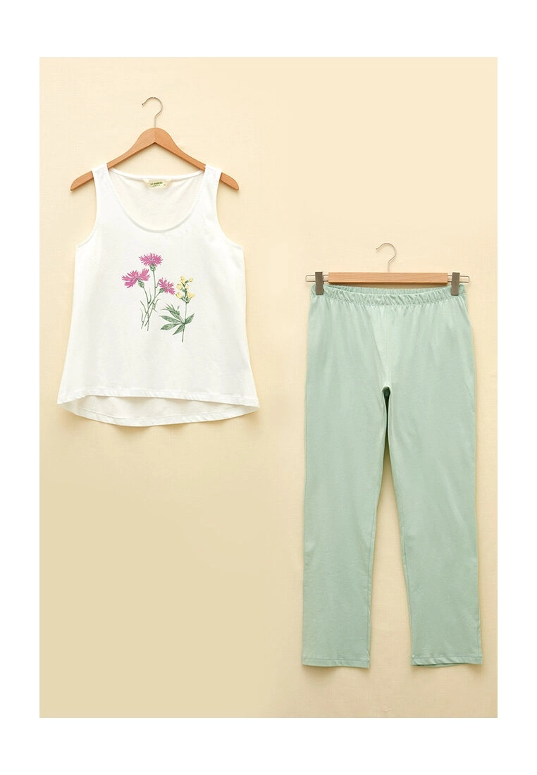 LC WAIKIKI Sleeveless Cotton Pajamas Set 7 LC WAIKIKI Sleeveless Cotton Pajamas Set - Image 5