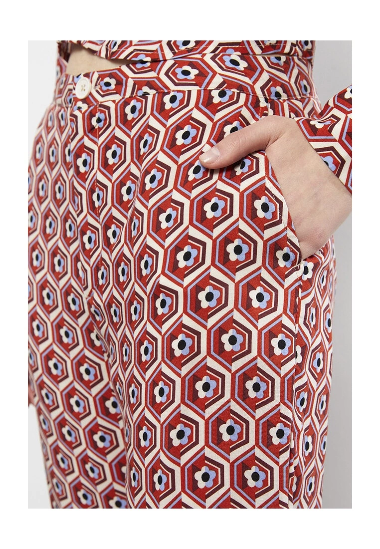 LC WAIKIKI Printed Wide Legs Women Trousers 5 LC WAIKIKI Printed Wide Legs Women Trousers - Image 3