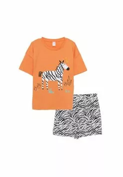 LC WAIKIKI Printed Girls Short Pajamas Set