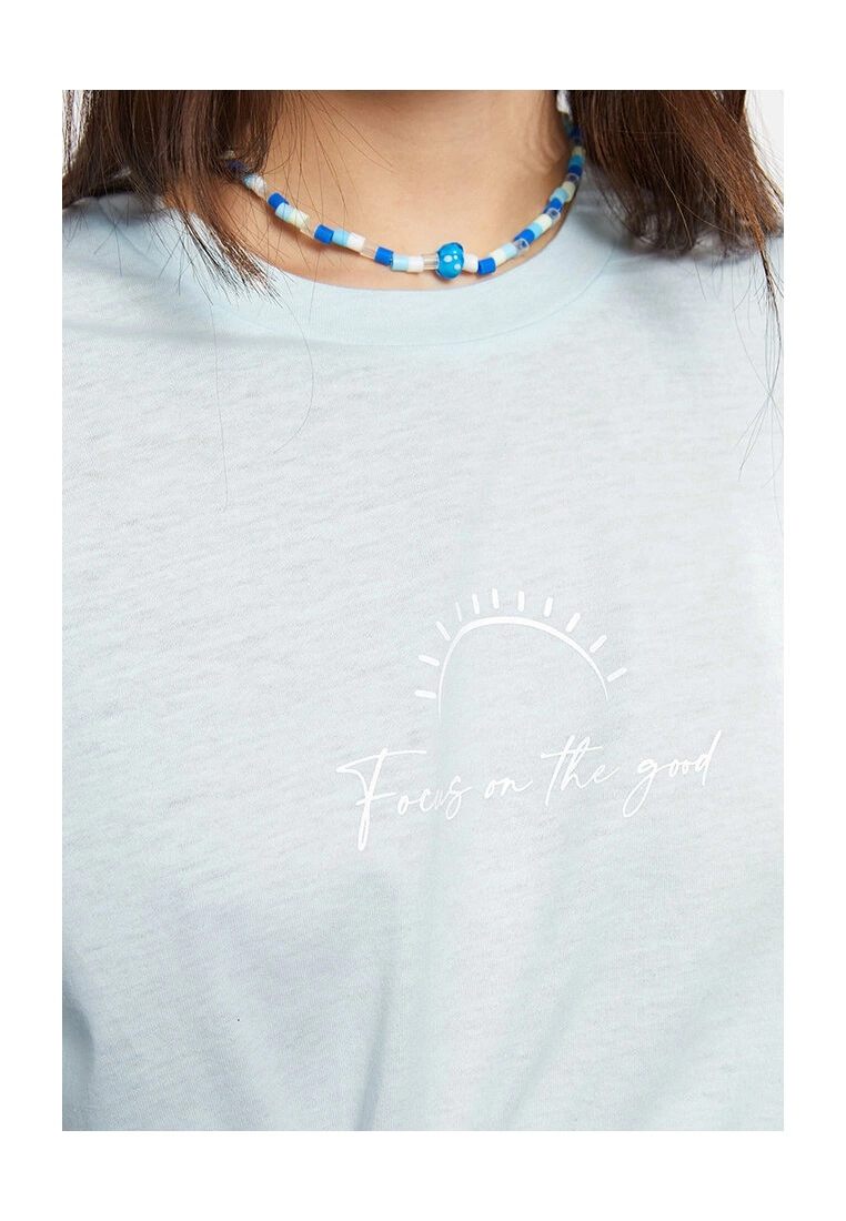 LC WAIKIKI Message Printed Front Women's T-Shirt 5 LC WAIKIKI Message Printed Front Women's T-Shirt - Image 3