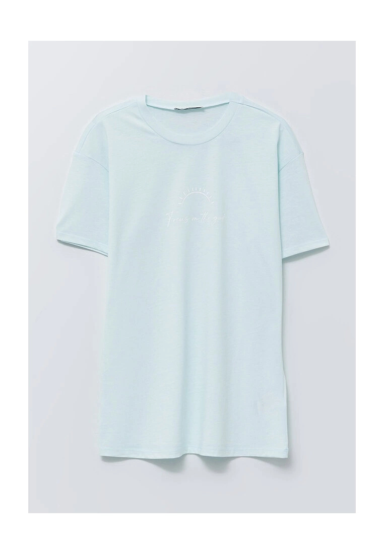 LC WAIKIKI Message Printed Front Women's T-Shirt 7 LC WAIKIKI Message Printed Front Women's T-Shirt - Image 5