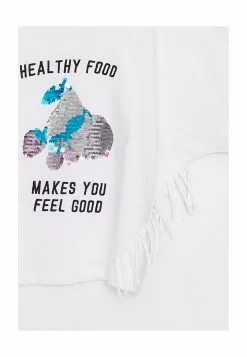 LC WAIKIKI Two Way Sequined Cotton Girls T-Shirt -LC WAIKIKI popular shop lc waikiki 4933 3095326 3