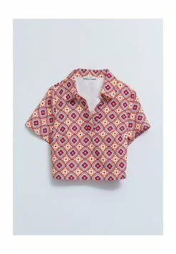 LC WAIKIKI Polo Neck Crop Crepe Blouse -LC WAIKIKI popular shop lc waikiki 5043 1231616 5